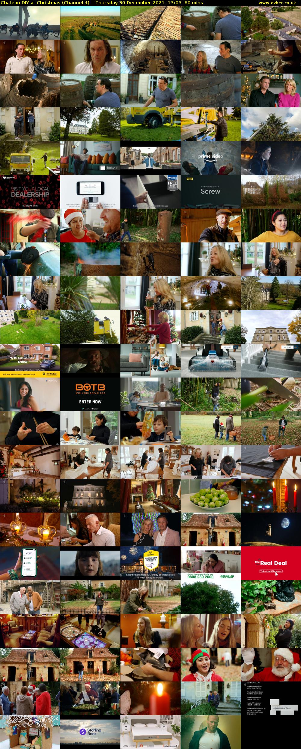 Chateau DIY at Christmas (Channel 4) Thursday 30 December 2021 13:05 - 14:05