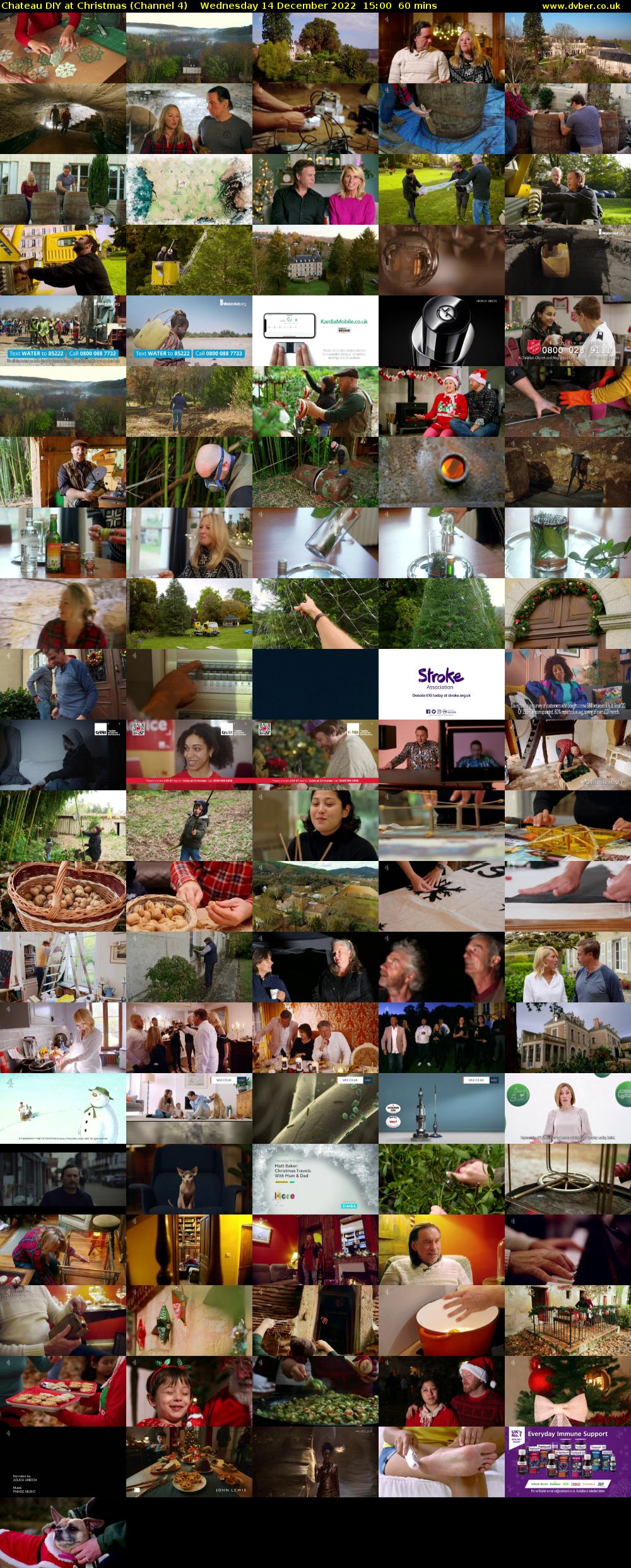 Chateau DIY at Christmas (Channel 4) Wednesday 14 December 2022 15:00 - 16:00