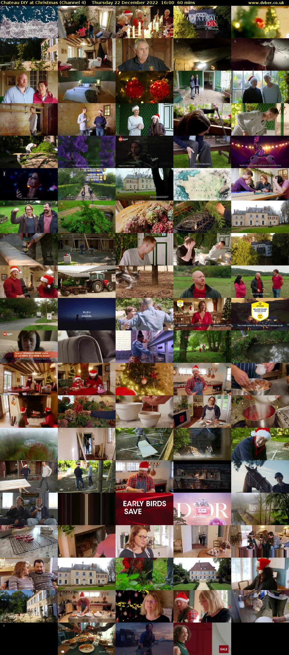 Chateau DIY at Christmas (Channel 4) Thursday 22 December 2022 16:00 - 17:00