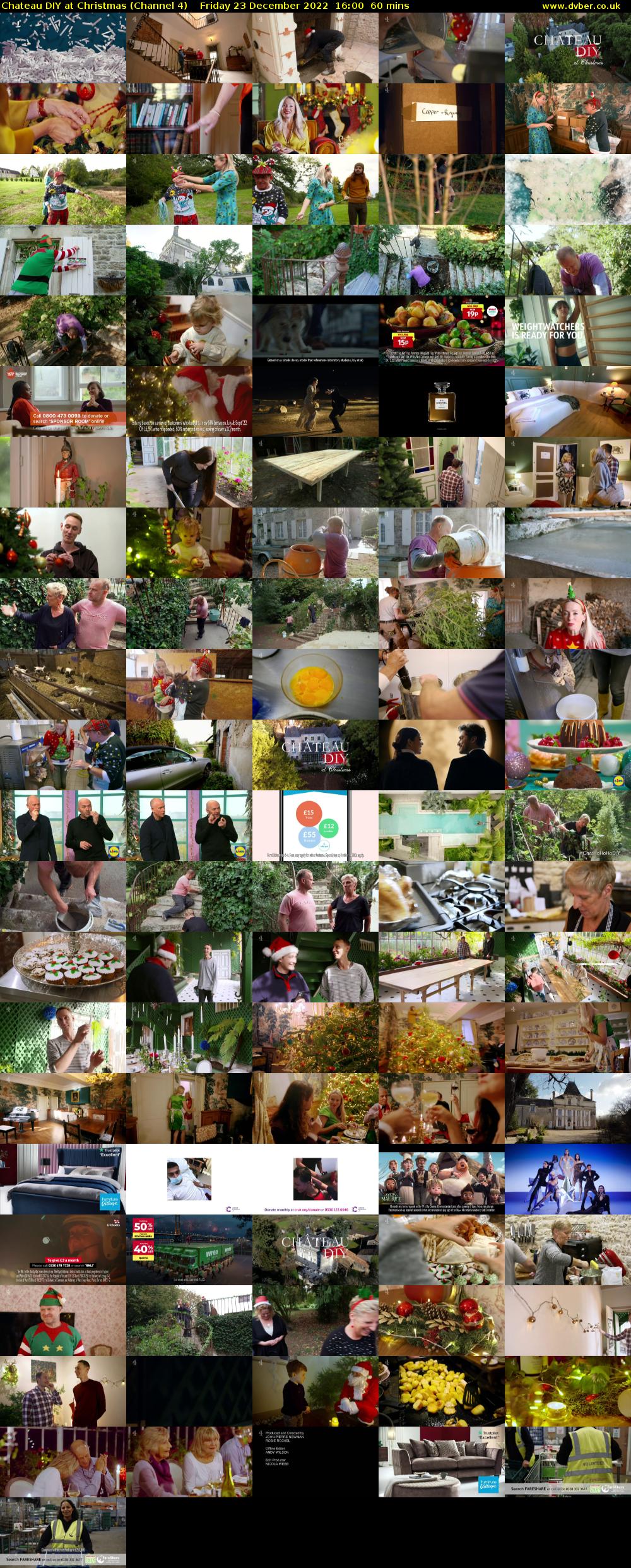 Chateau DIY at Christmas (Channel 4) Friday 23 December 2022 16:00 - 17:00