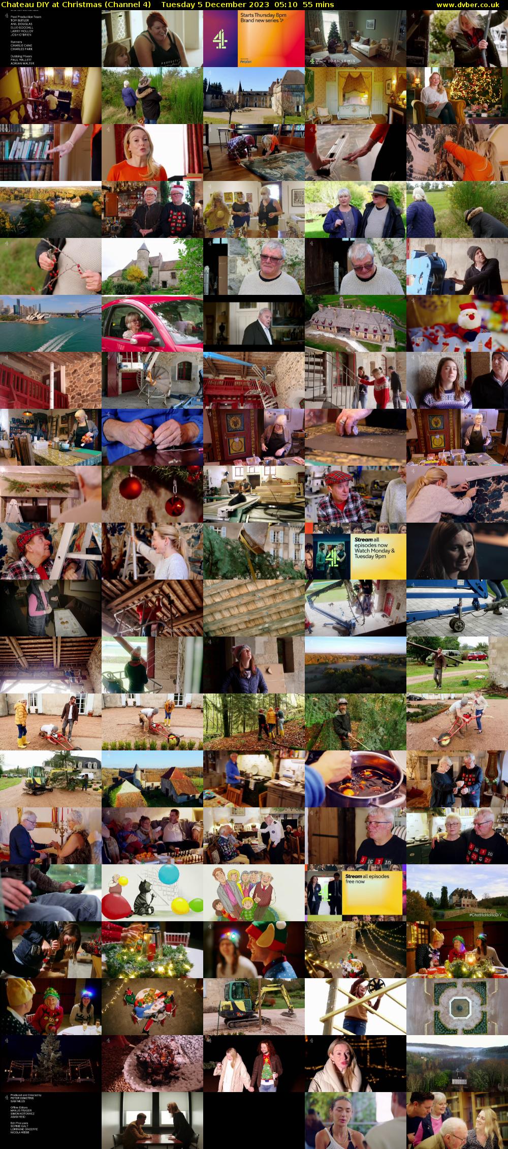 Chateau DIY at Christmas (Channel 4) Tuesday 5 December 2023 05:10 - 06:05