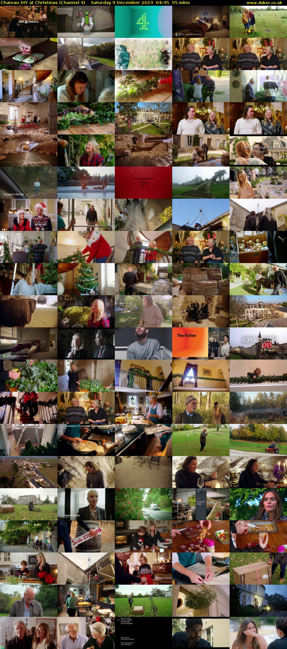 Chateau DIY at Christmas (Channel 4) Saturday 9 December 2023 04:45 - 05:40