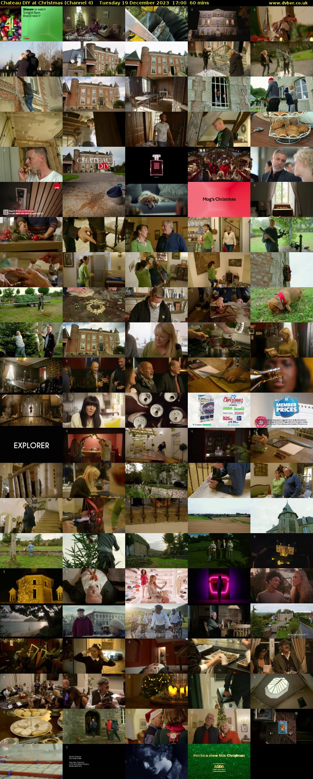 Chateau DIY at Christmas (Channel 4) Tuesday 19 December 2023 17:00 - 18:00