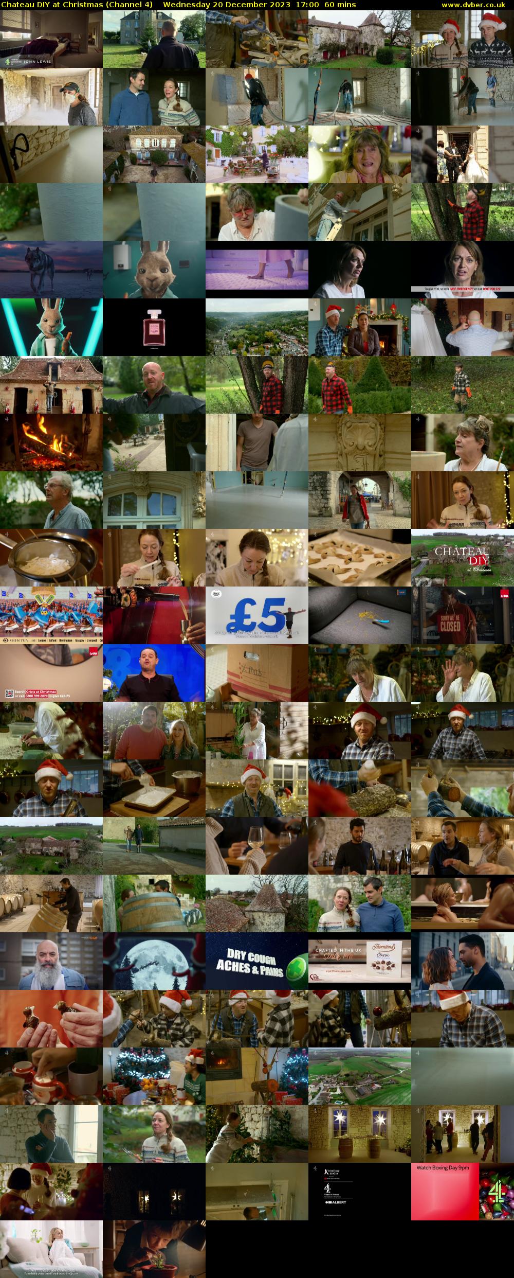Chateau DIY at Christmas (Channel 4) Wednesday 20 December 2023 17:00 - 18:00
