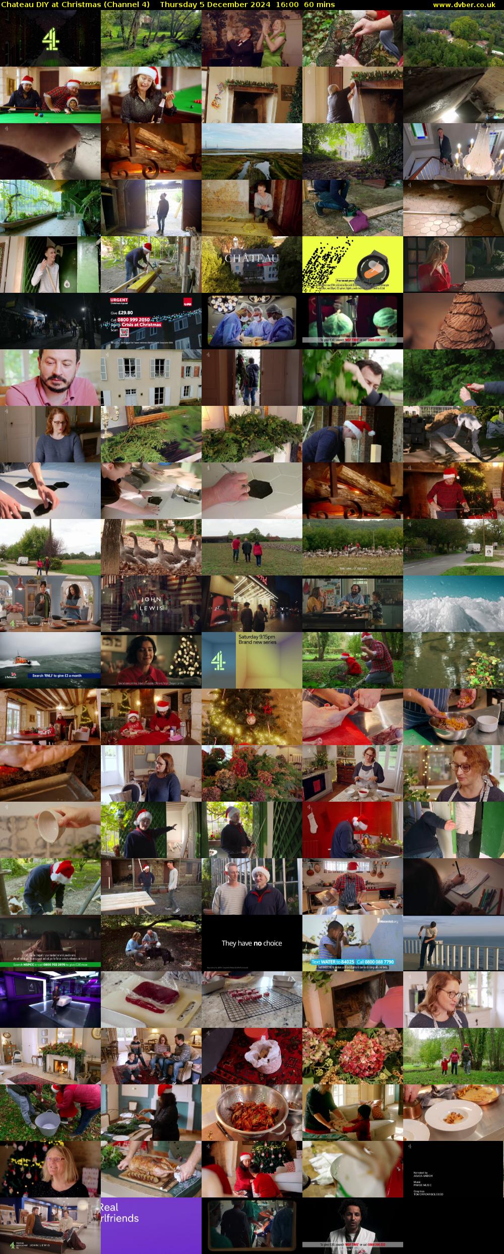 Chateau DIY at Christmas (Channel 4) Thursday 5 December 2024 16:00 - 17:00
