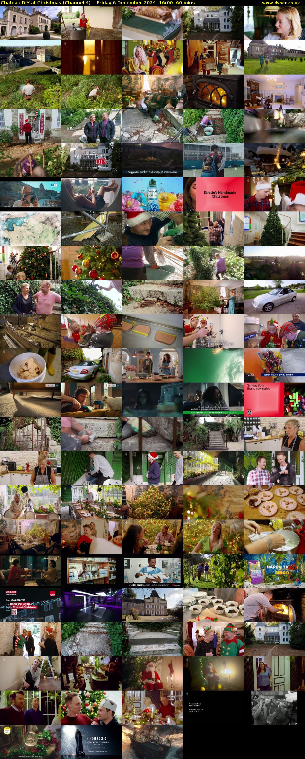 Chateau DIY at Christmas (Channel 4) Friday 6 December 2024 16:00 - 17:00