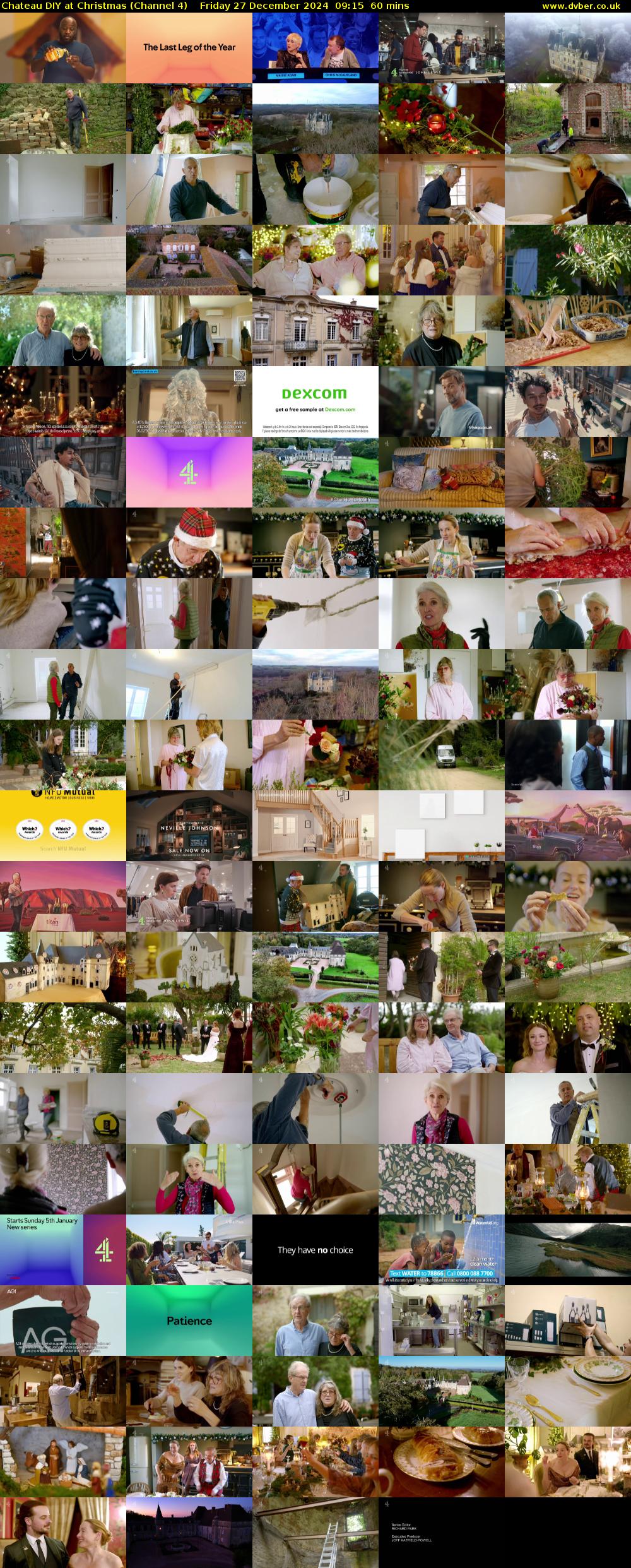 Chateau DIY at Christmas (Channel 4) Friday 27 December 2024 09:15 - 10:15