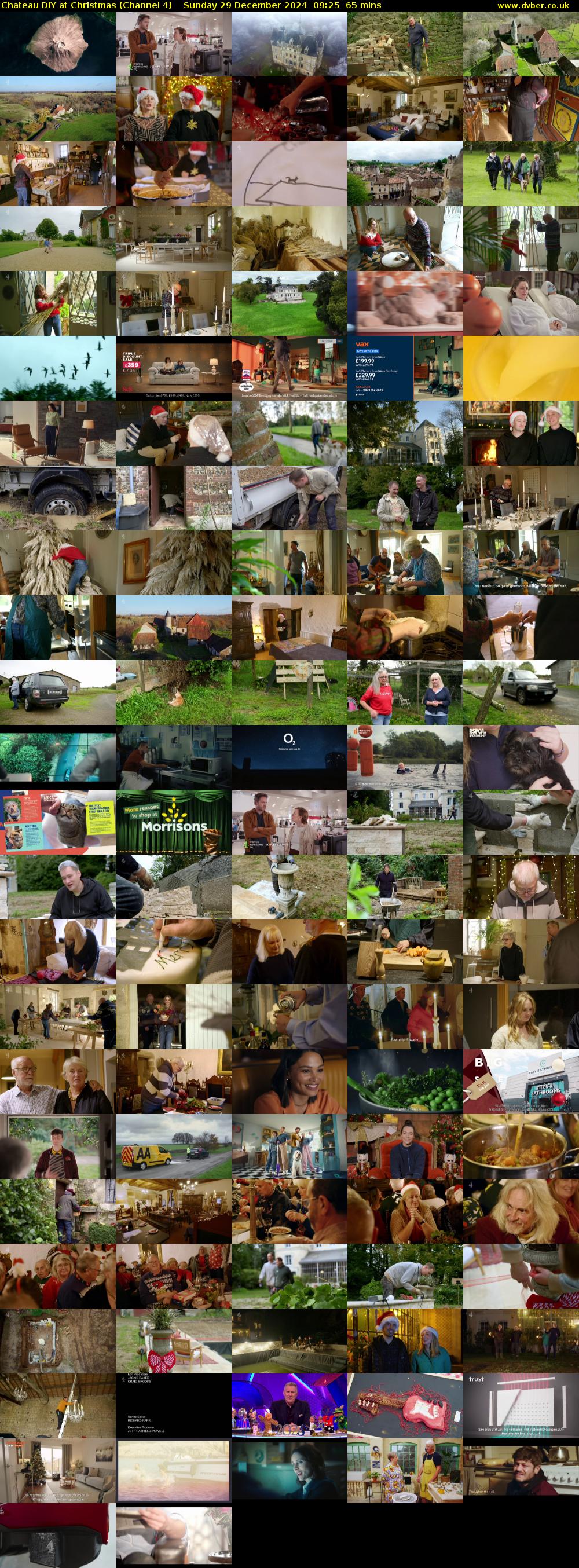 Chateau DIY at Christmas (Channel 4) Sunday 29 December 2024 09:25 - 10:30