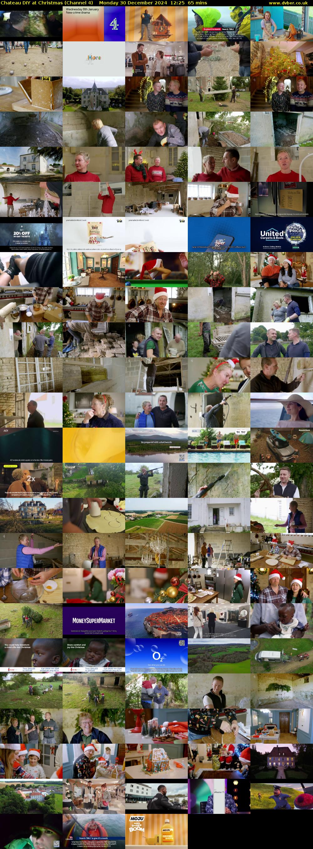 Chateau DIY at Christmas (Channel 4) Monday 30 December 2024 12:25 - 13:30