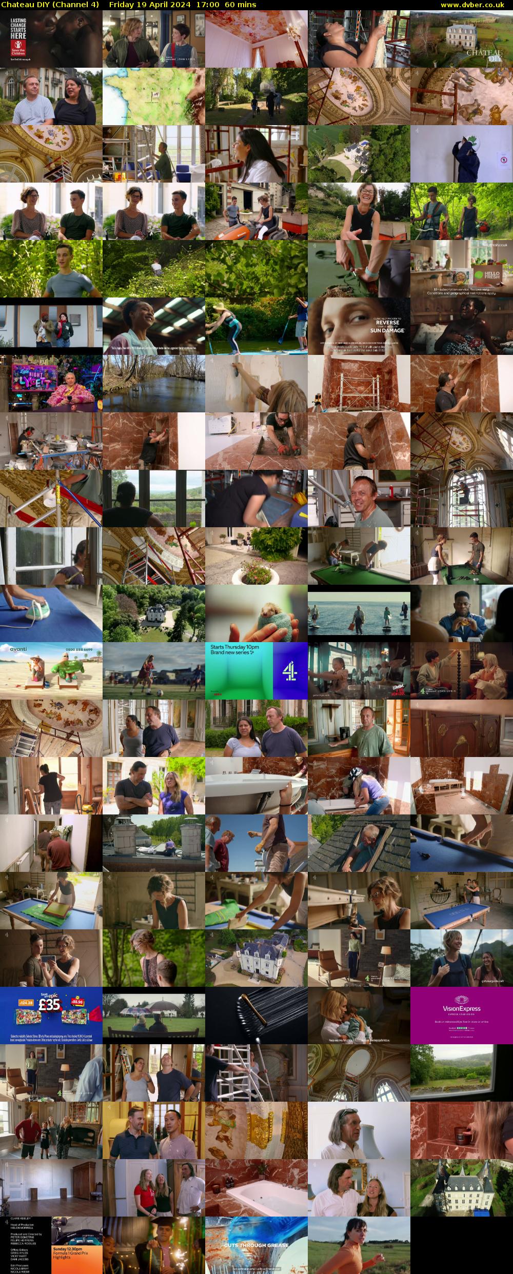 Chateau DIY (Channel 4) Friday 19 April 2024 17:00 - 18:00