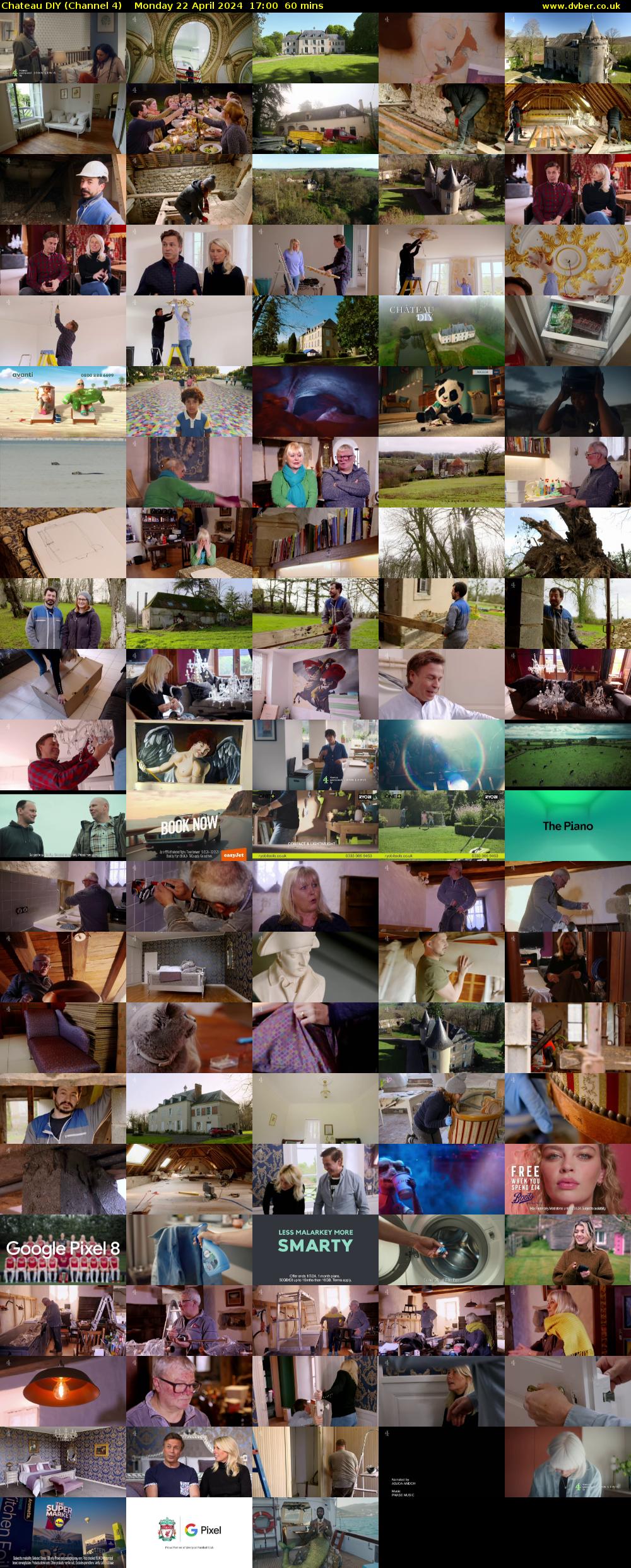 Chateau DIY (Channel 4) Monday 22 April 2024 17:00 - 18:00