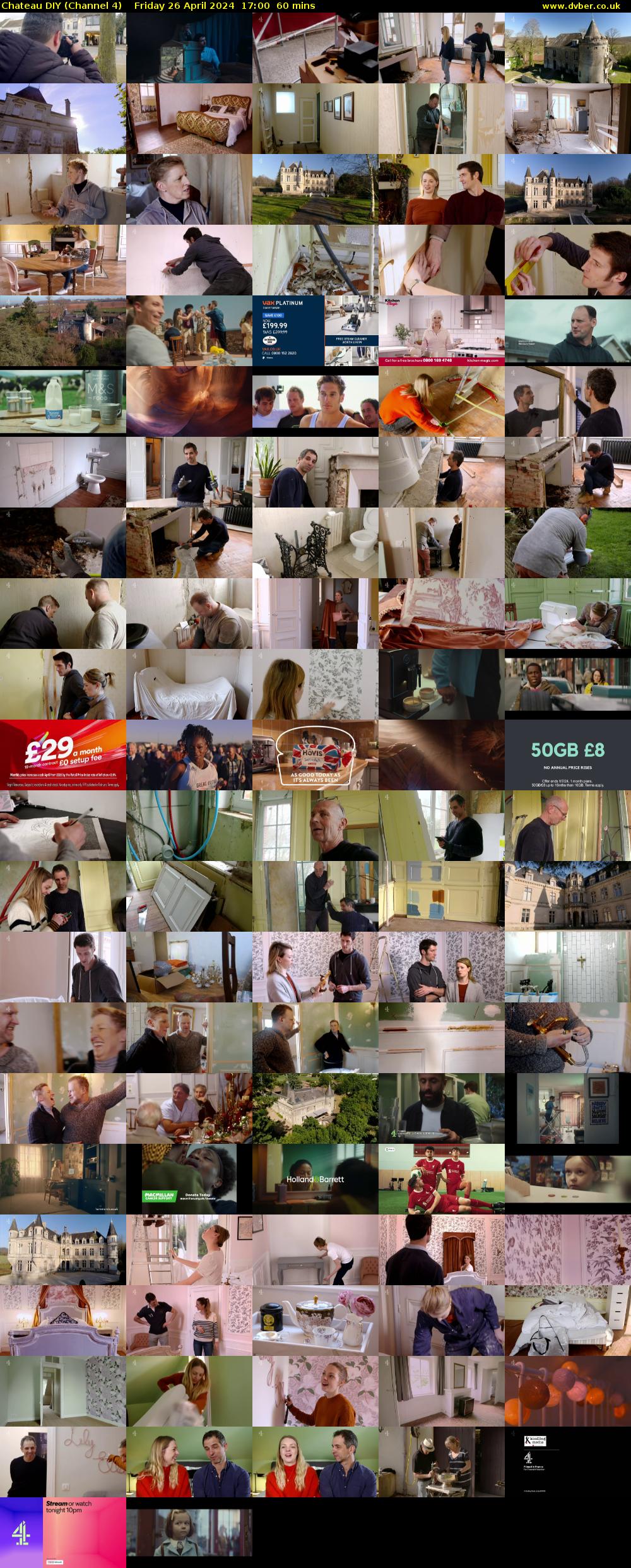 Chateau DIY (Channel 4) Friday 26 April 2024 17:00 - 18:00