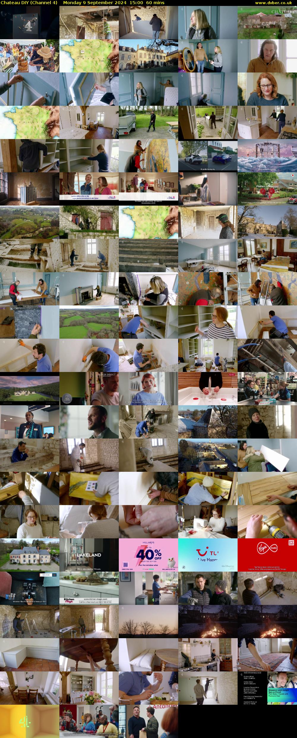 Chateau DIY (Channel 4) Monday 9 September 2024 15:00 - 16:00