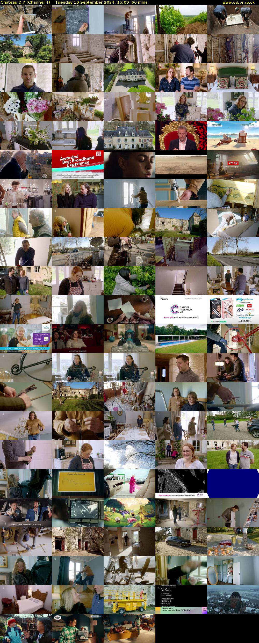 Chateau DIY (Channel 4) Tuesday 10 September 2024 15:00 - 16:00