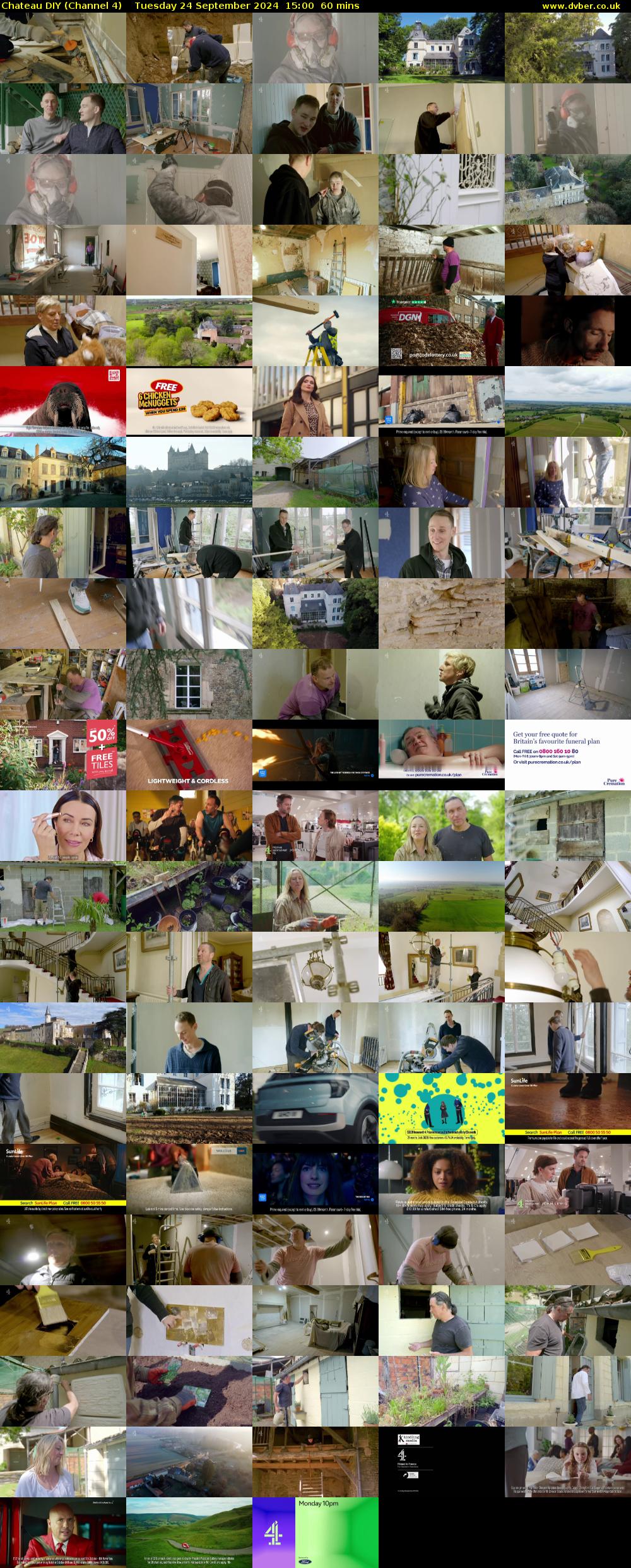 Chateau DIY (Channel 4) Tuesday 24 September 2024 15:00 - 16:00
