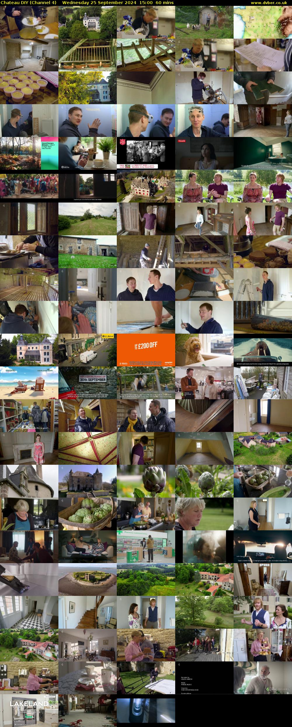 Chateau DIY (Channel 4) Wednesday 25 September 2024 15:00 - 16:00