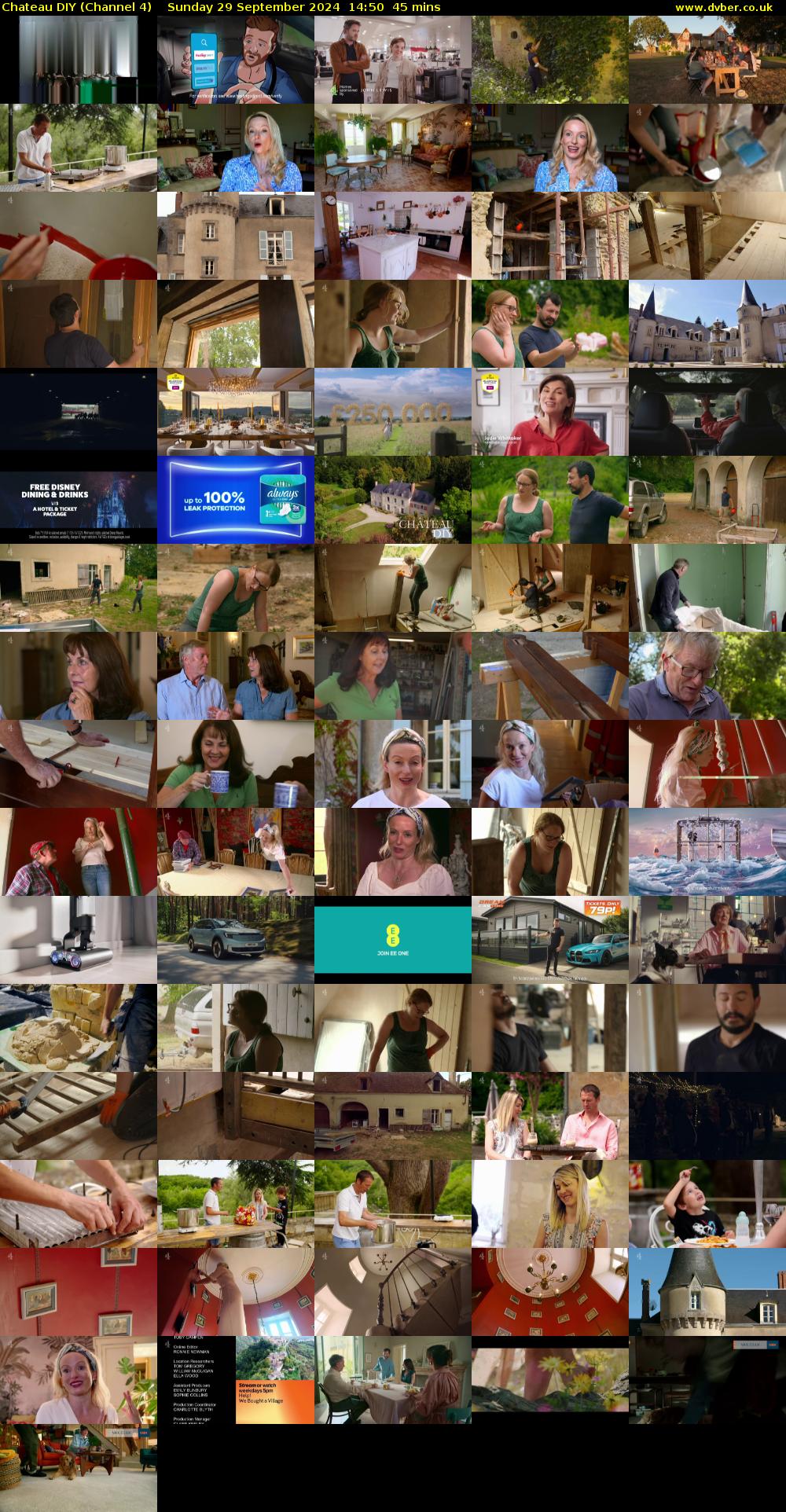Chateau DIY (Channel 4) Sunday 29 September 2024 14:50 - 15:35