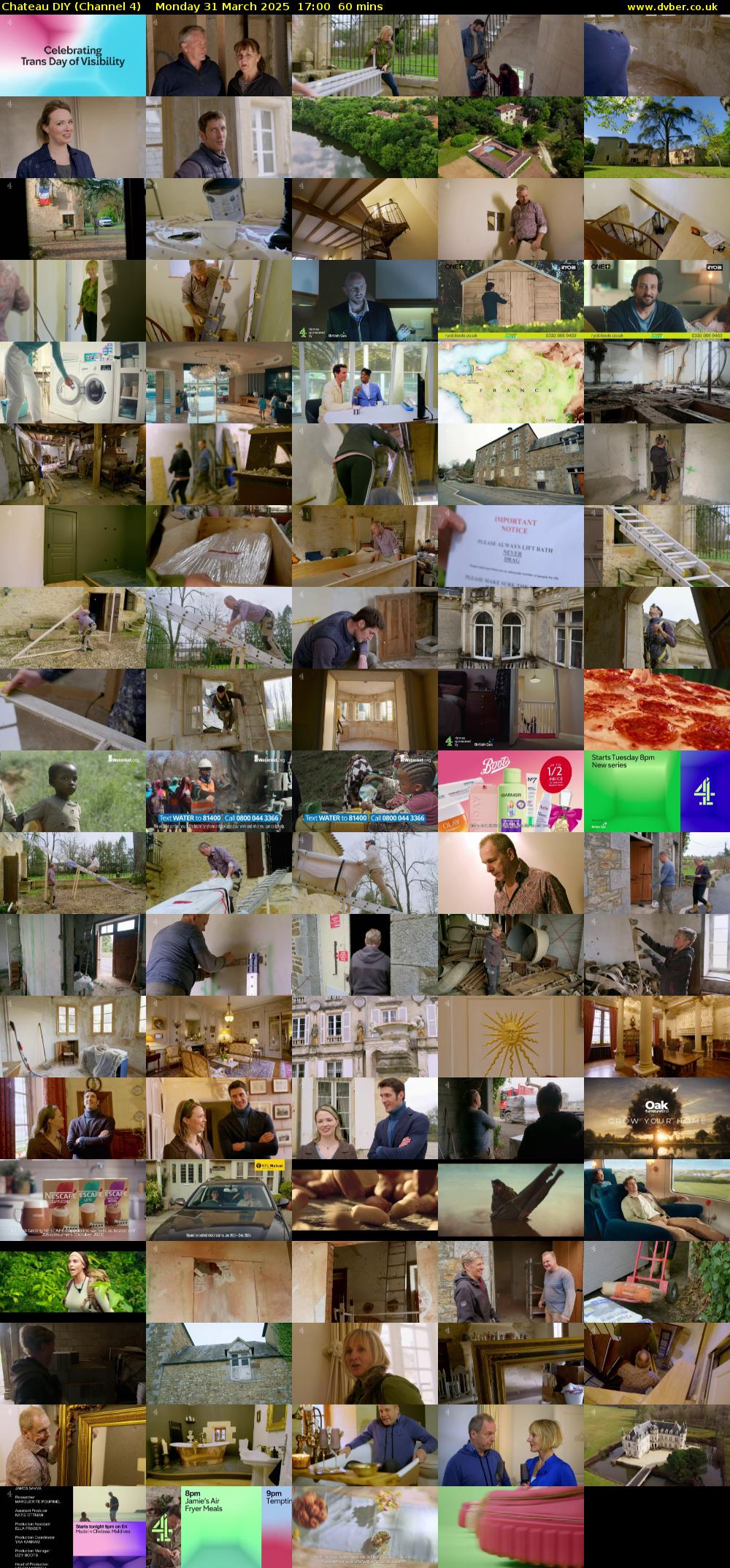 Chateau DIY (Channel 4) Monday 31 March 2025 17:00 - 18:00