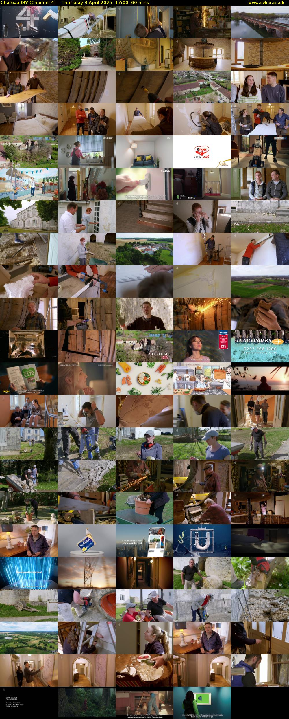 Chateau DIY (Channel 4) Thursday 3 April 2025 17:00 - 18:00