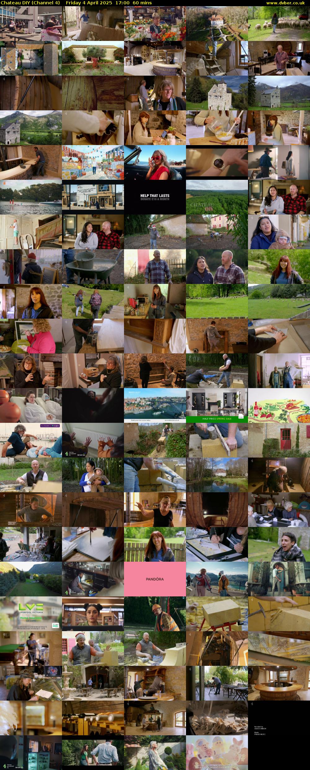 Chateau DIY (Channel 4) Friday 4 April 2025 17:00 - 18:00
