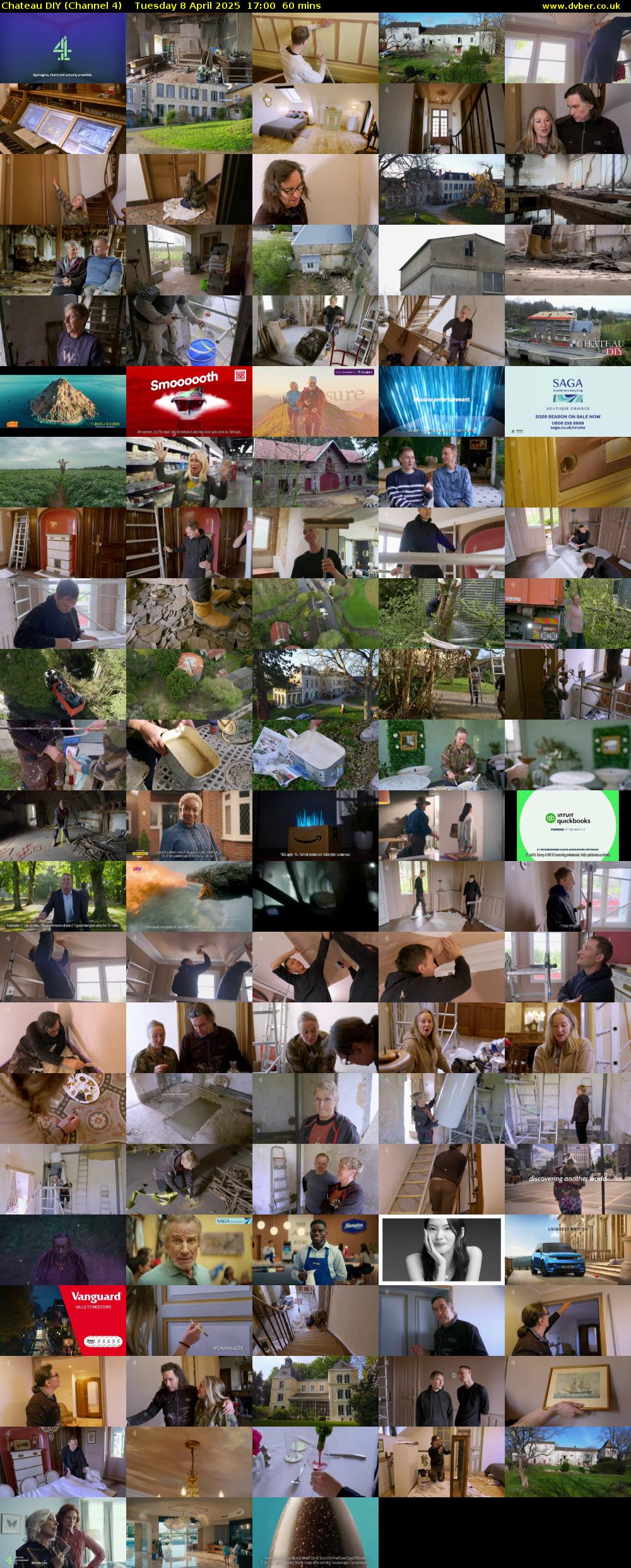 Chateau DIY (Channel 4) Tuesday 8 April 2025 17:00 - 18:00