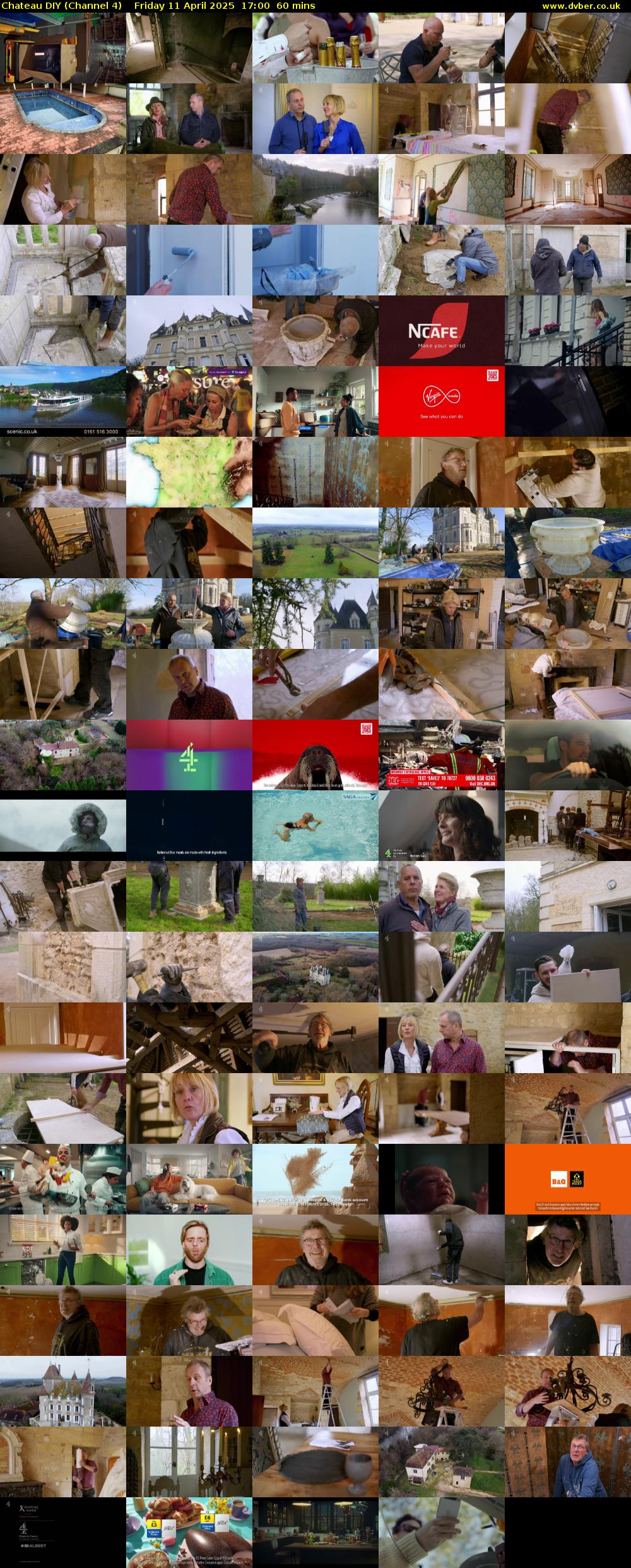 Chateau DIY (Channel 4) Friday 11 April 2025 17:00 - 18:00