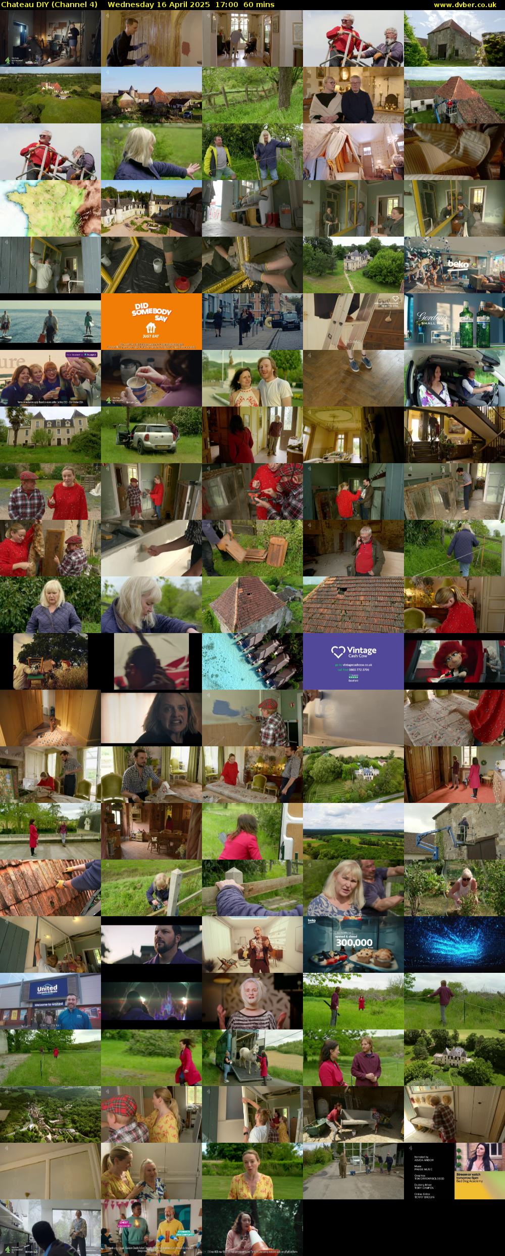 Chateau DIY (Channel 4) Wednesday 16 April 2025 17:00 - 18:00