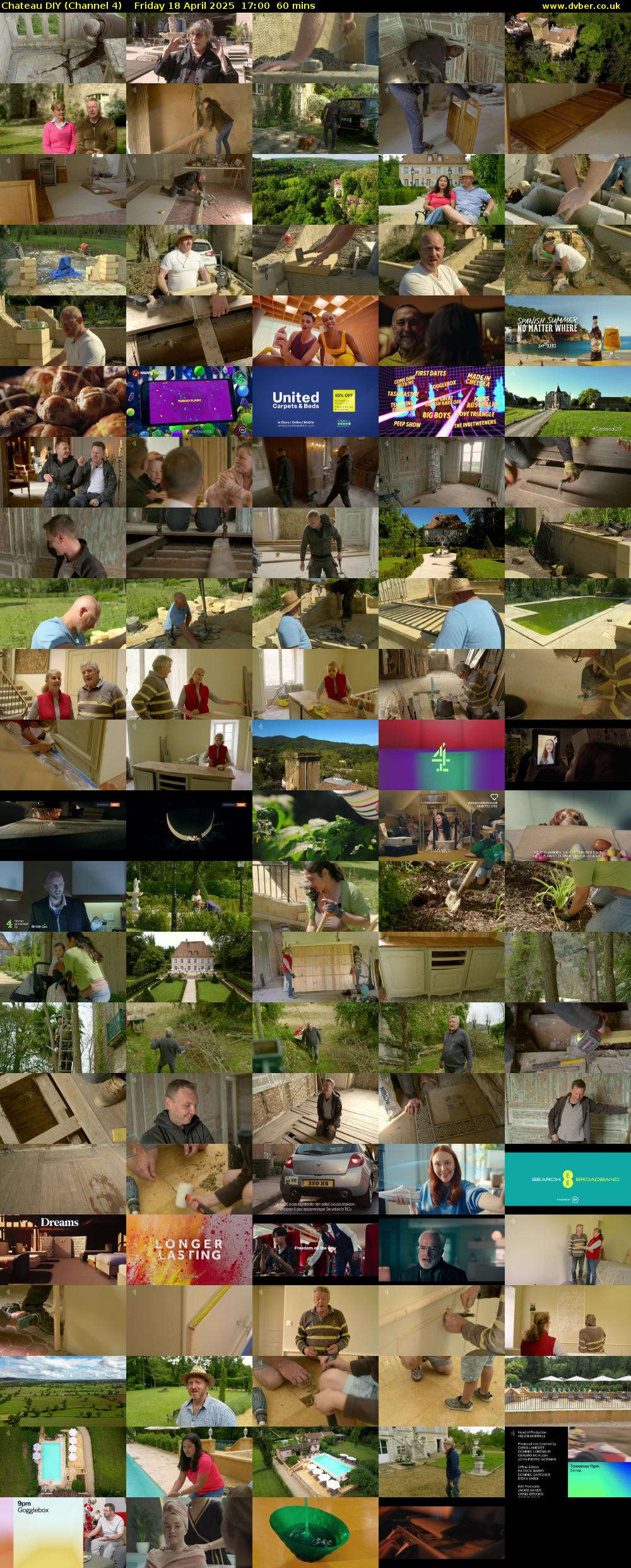 Chateau DIY (Channel 4) Friday 18 April 2025 17:00 - 18:00
