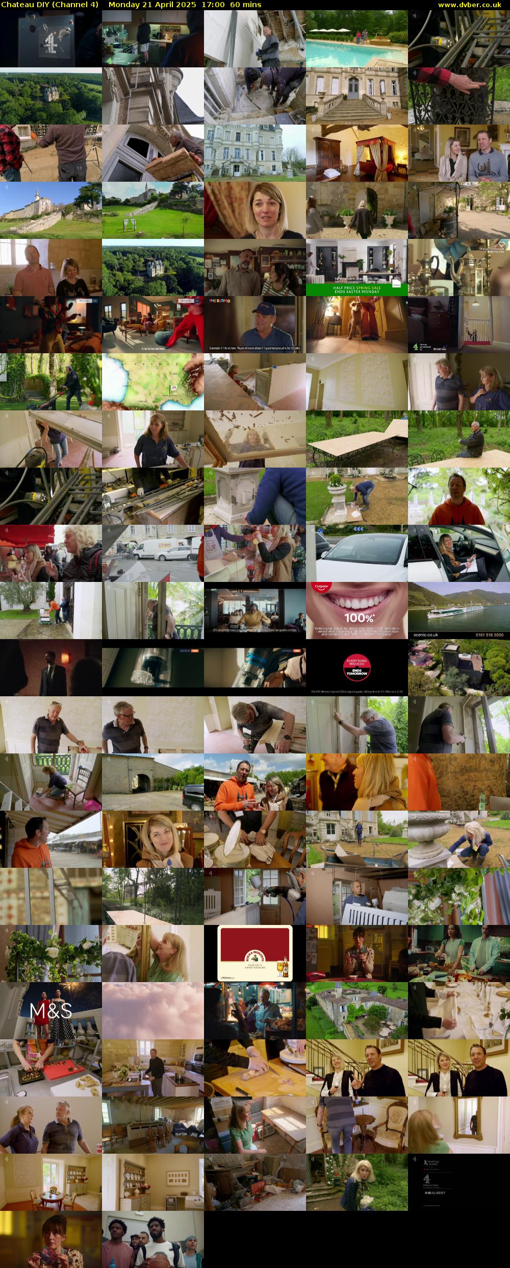 Chateau DIY (Channel 4) Monday 21 April 2025 17:00 - 18:00
