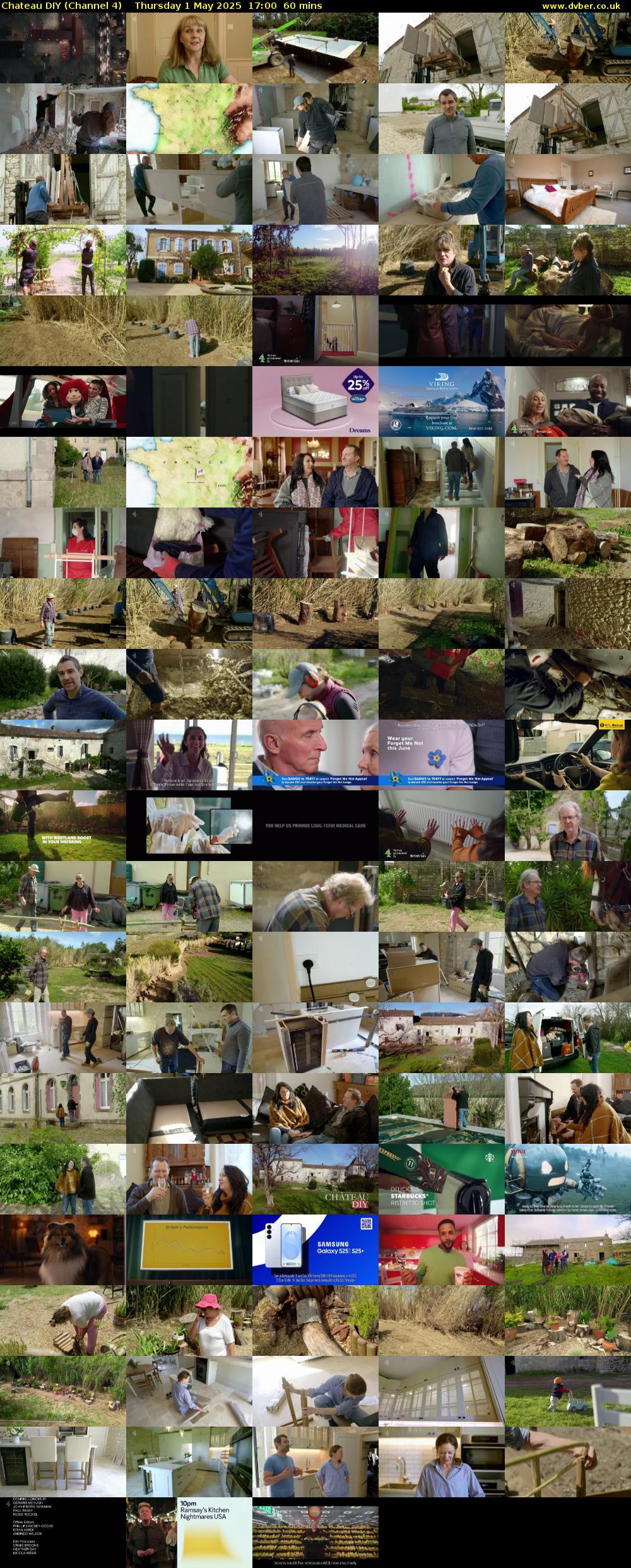 Chateau DIY (Channel 4) Thursday 1 May 2025 17:00 - 18:00