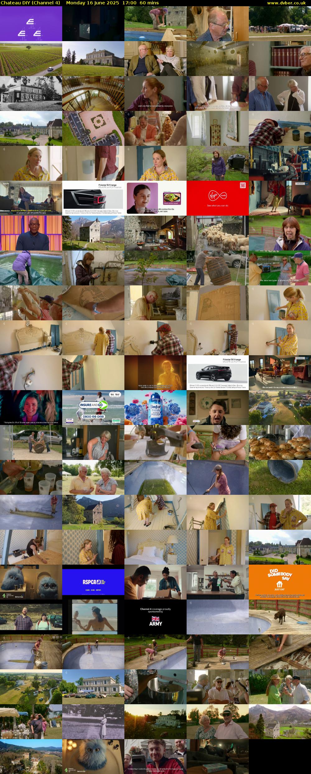 Chateau DIY (Channel 4) Monday 16 June 2025 17:00 - 18:00