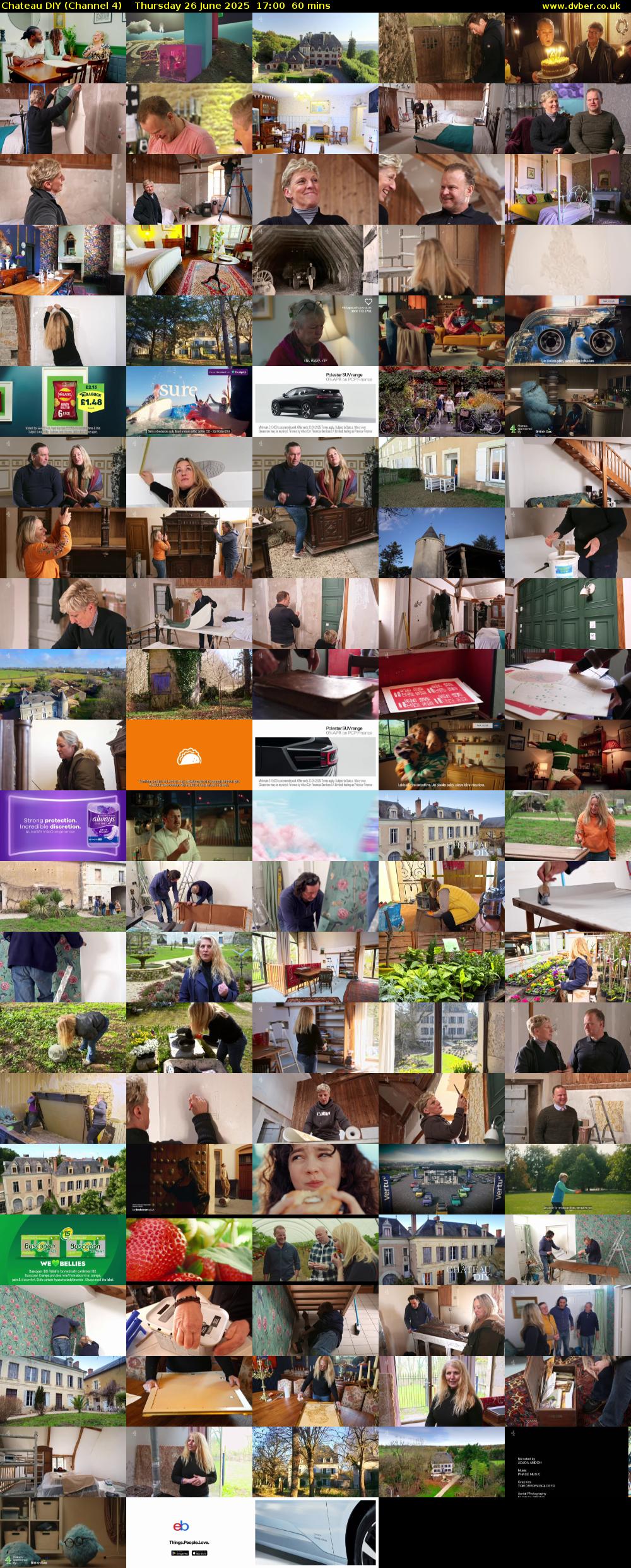 Chateau DIY (Channel 4) Thursday 26 June 2025 17:00 - 18:00