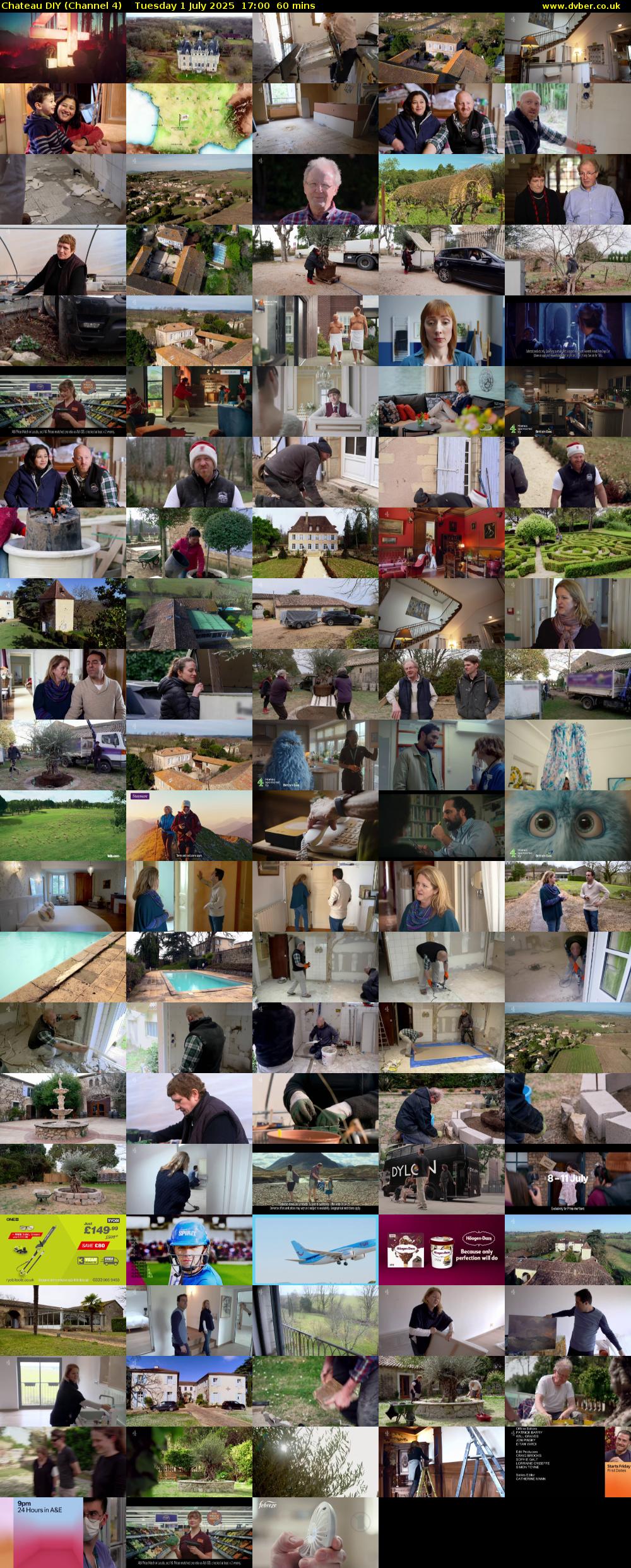 Chateau DIY (Channel 4) Tuesday 1 July 2025 17:00 - 18:00