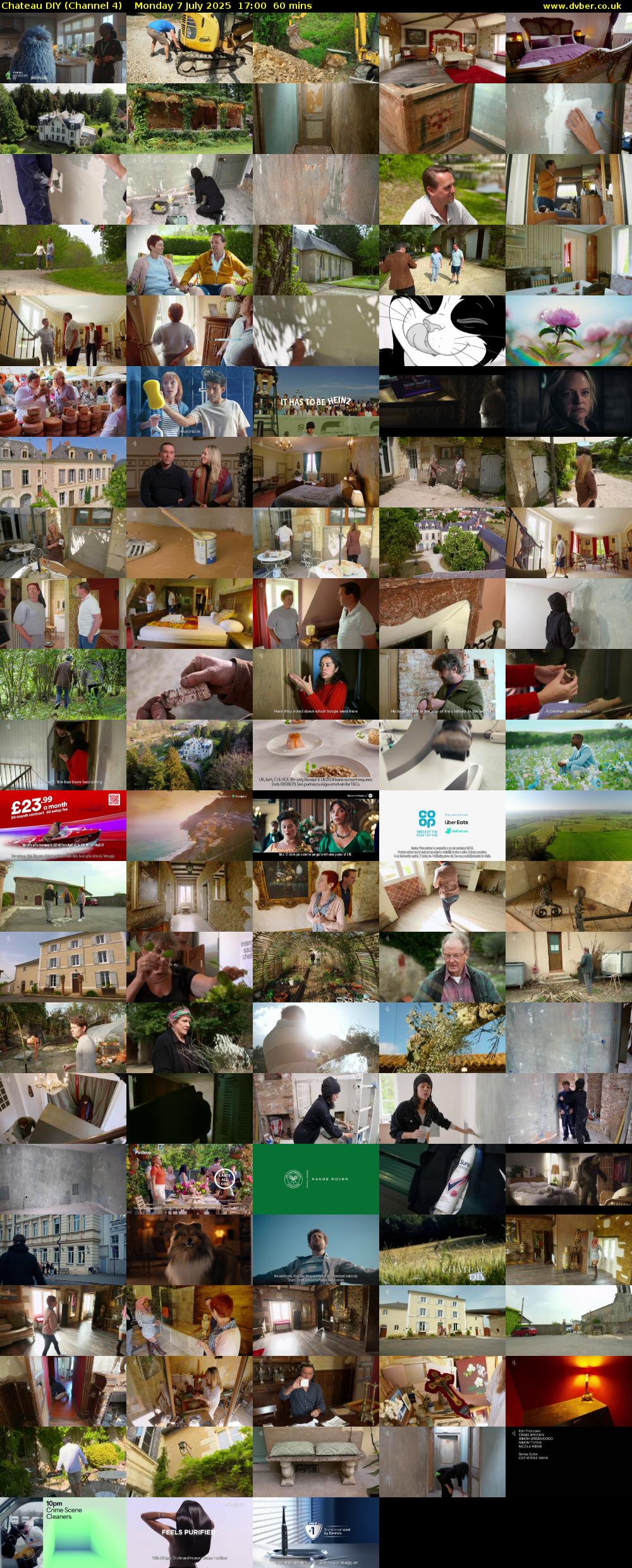 Chateau DIY (Channel 4) Monday 7 July 2025 17:00 - 18:00