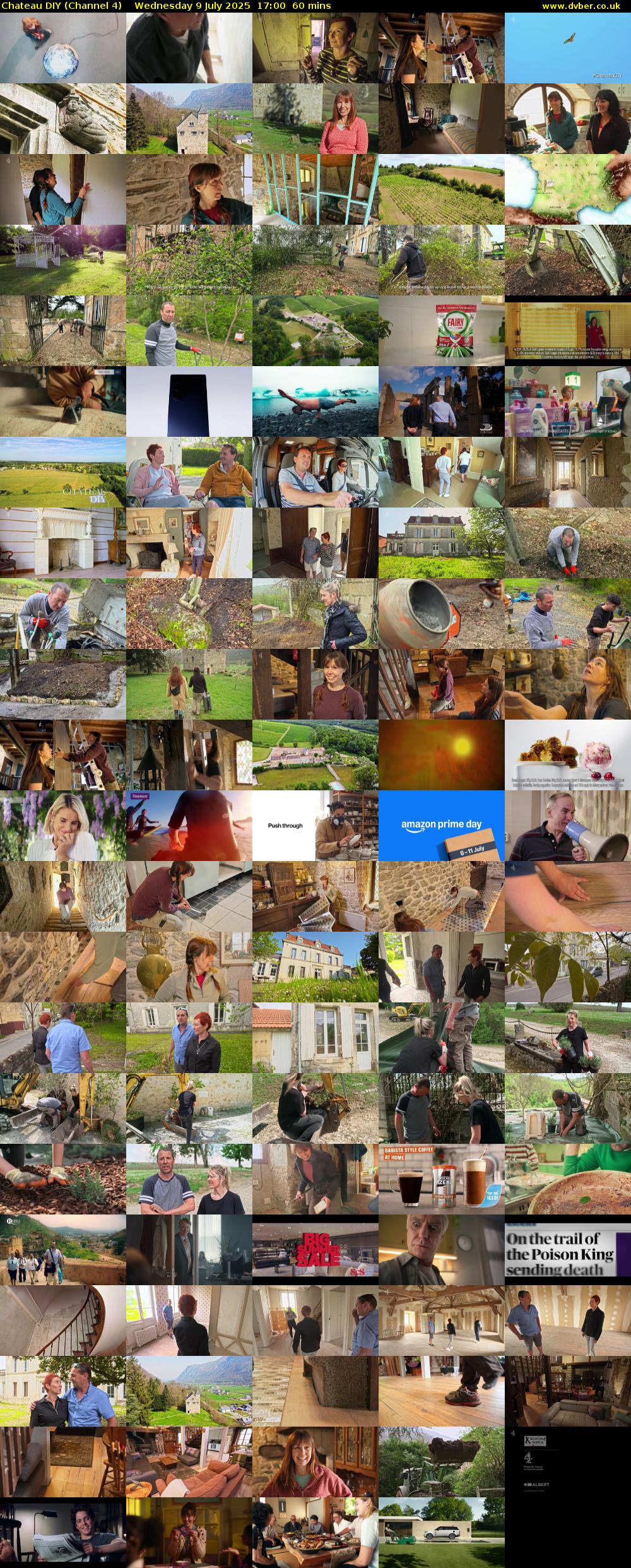 Chateau DIY (Channel 4) Wednesday 9 July 2025 17:00 - 18:00