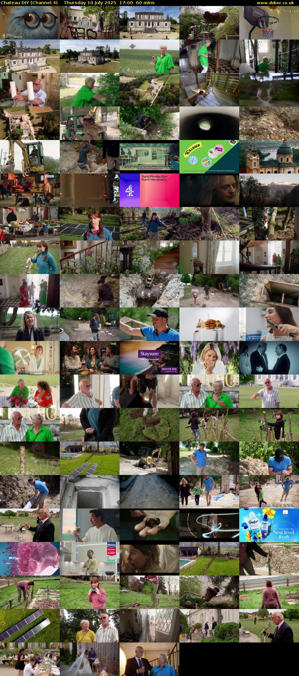 Chateau DIY (Channel 4) Thursday 10 July 2025 17:00 - 18:00