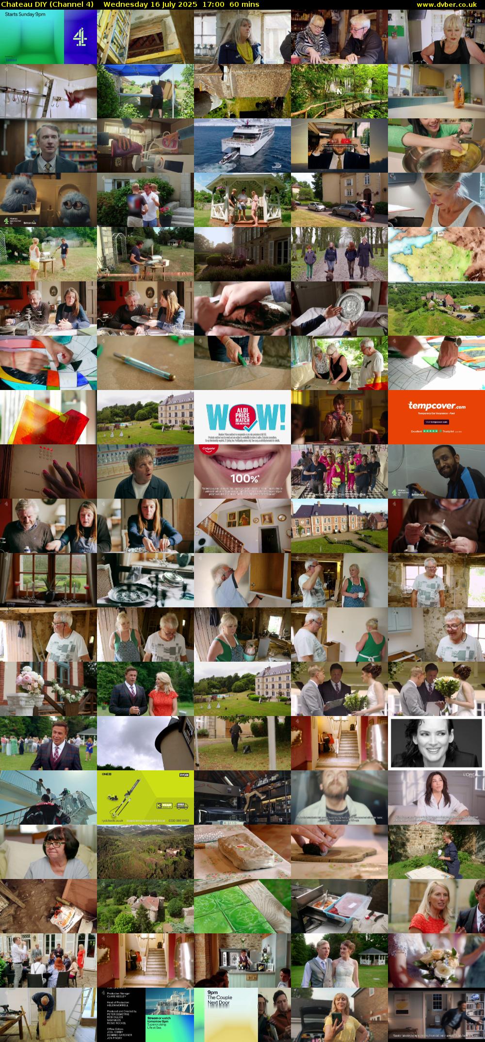 Chateau DIY (Channel 4) Wednesday 16 July 2025 17:00 - 18:00