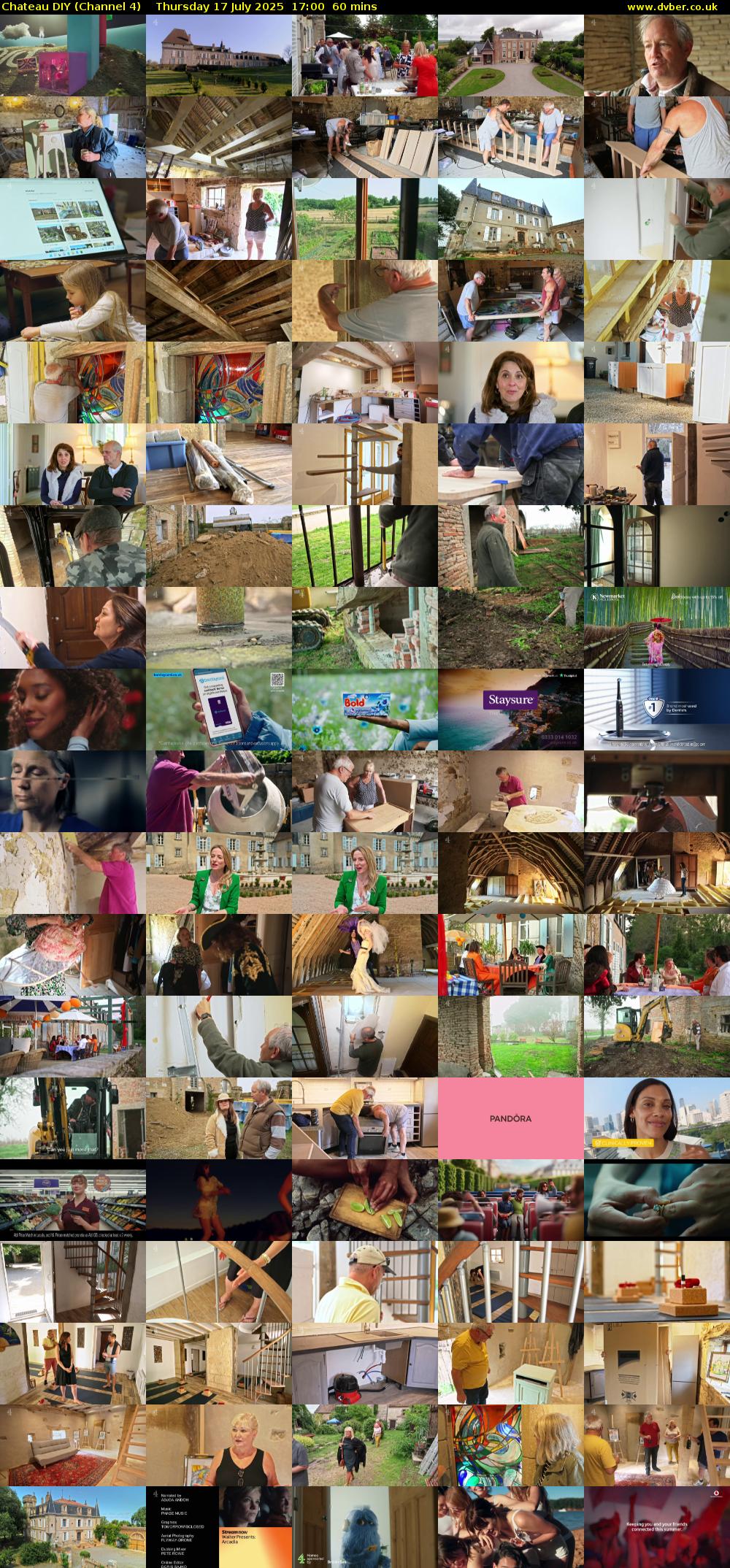 Chateau DIY (Channel 4) Thursday 17 July 2025 17:00 - 18:00