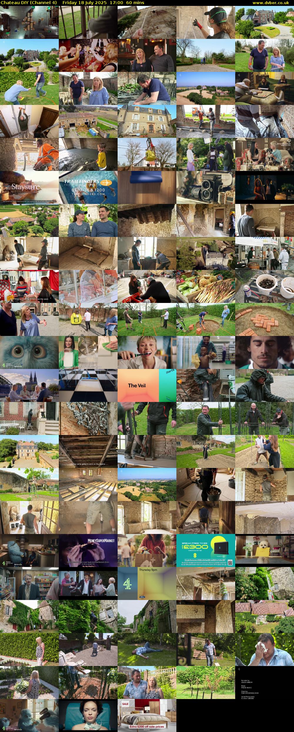 Chateau DIY (Channel 4) Friday 18 July 2025 17:00 - 18:00