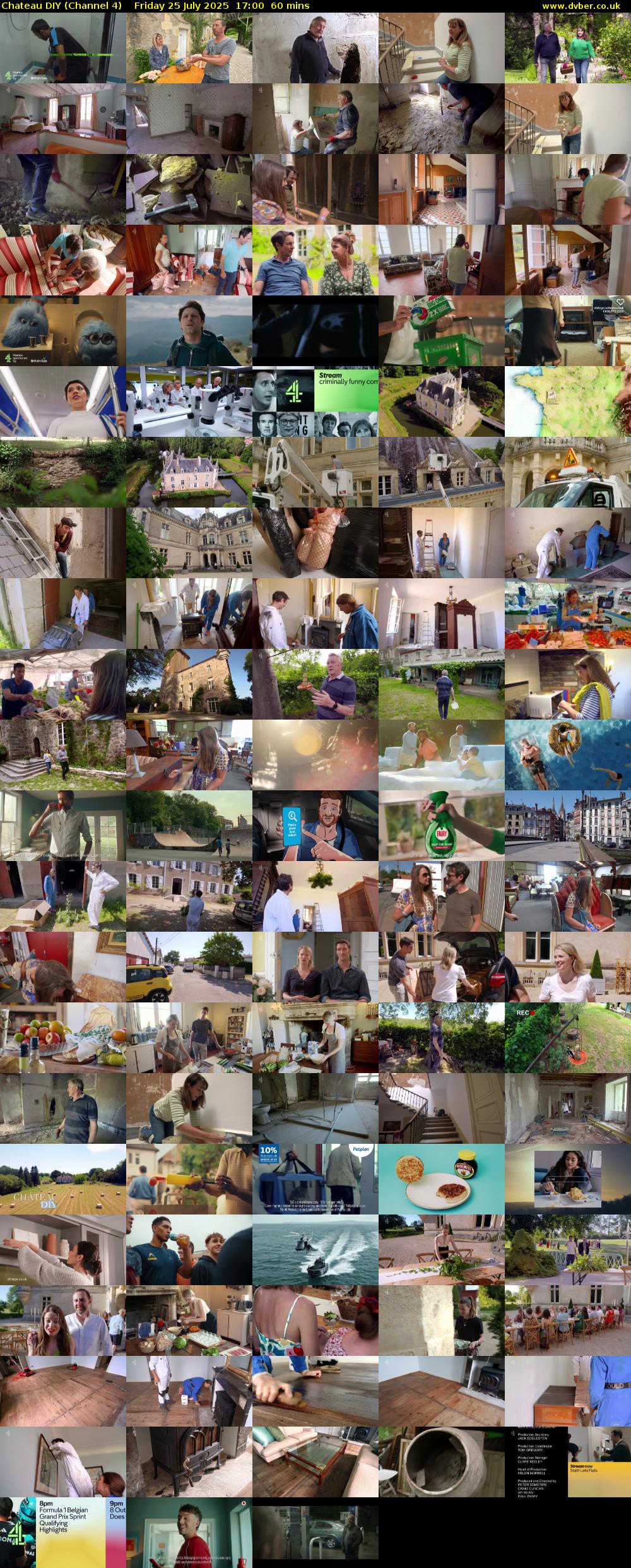 Chateau DIY (Channel 4) Friday 25 July 2025 17:00 - 18:00