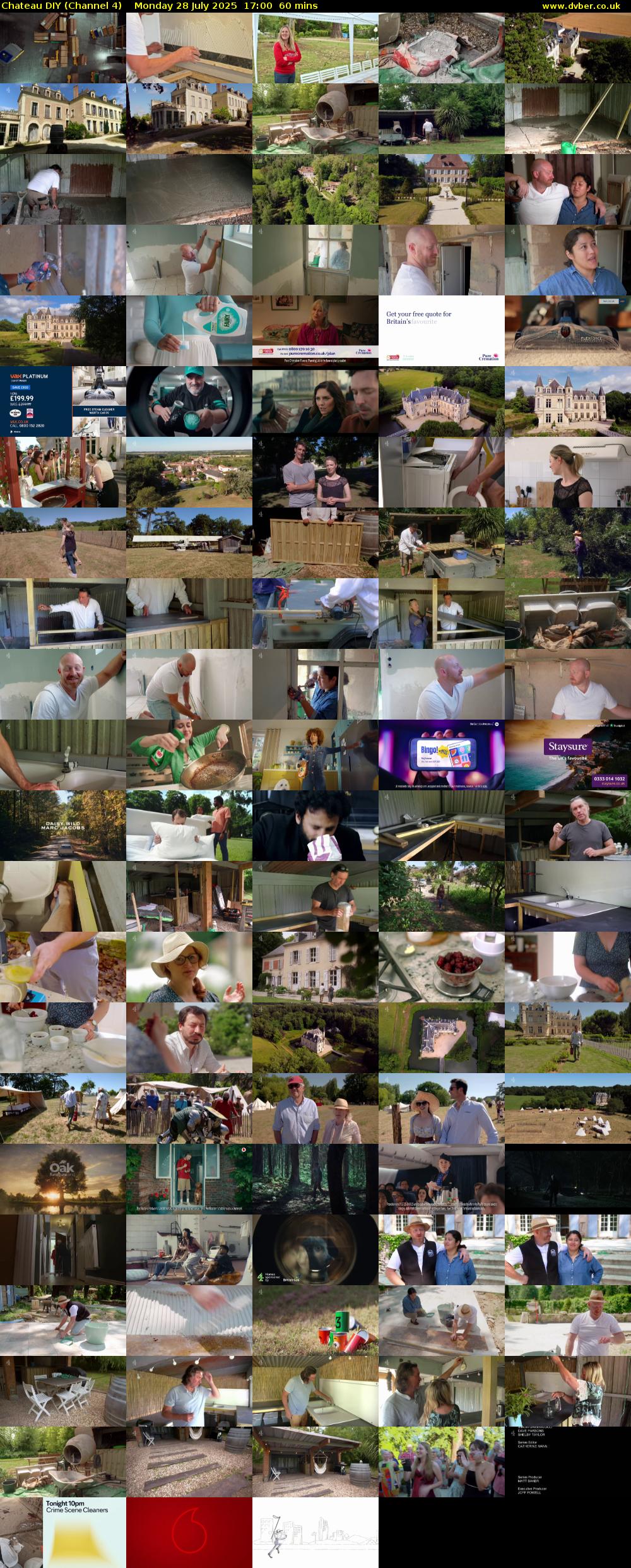 Chateau DIY (Channel 4) Monday 28 July 2025 17:00 - 18:00