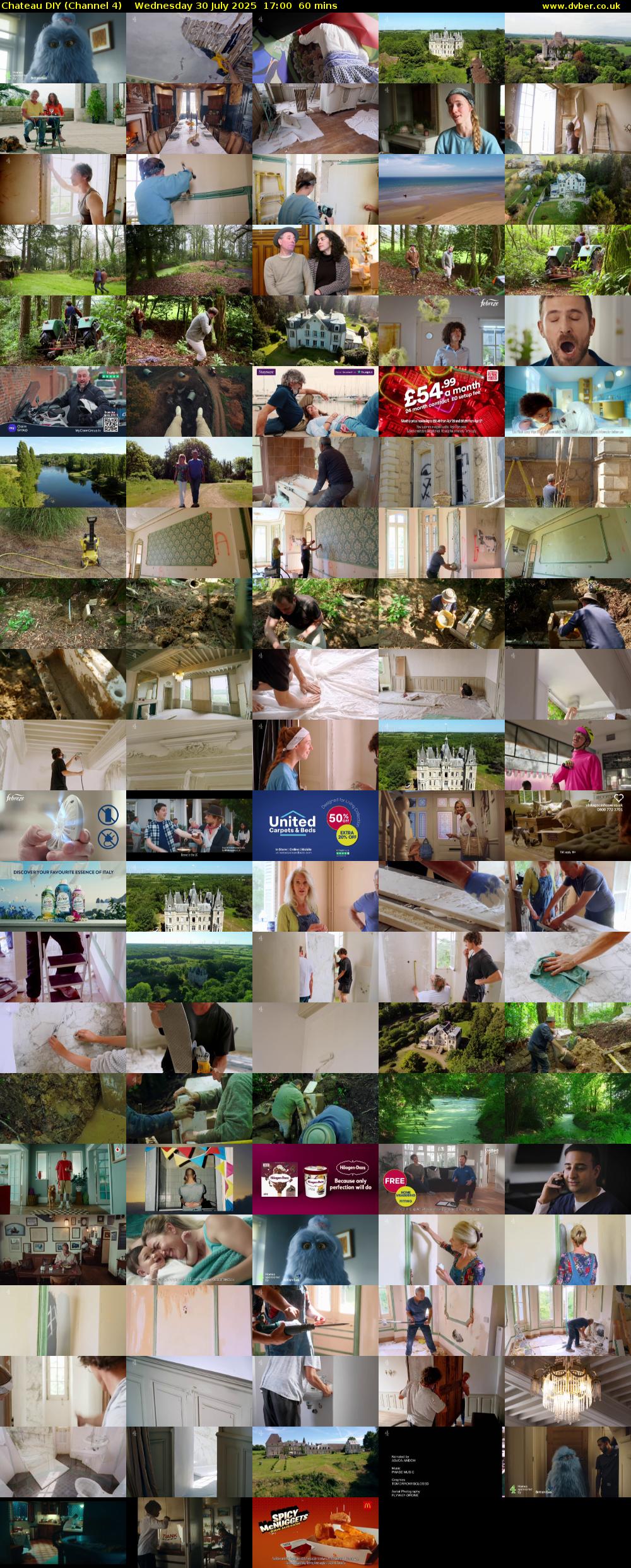 Chateau DIY (Channel 4) Wednesday 30 July 2025 17:00 - 18:00