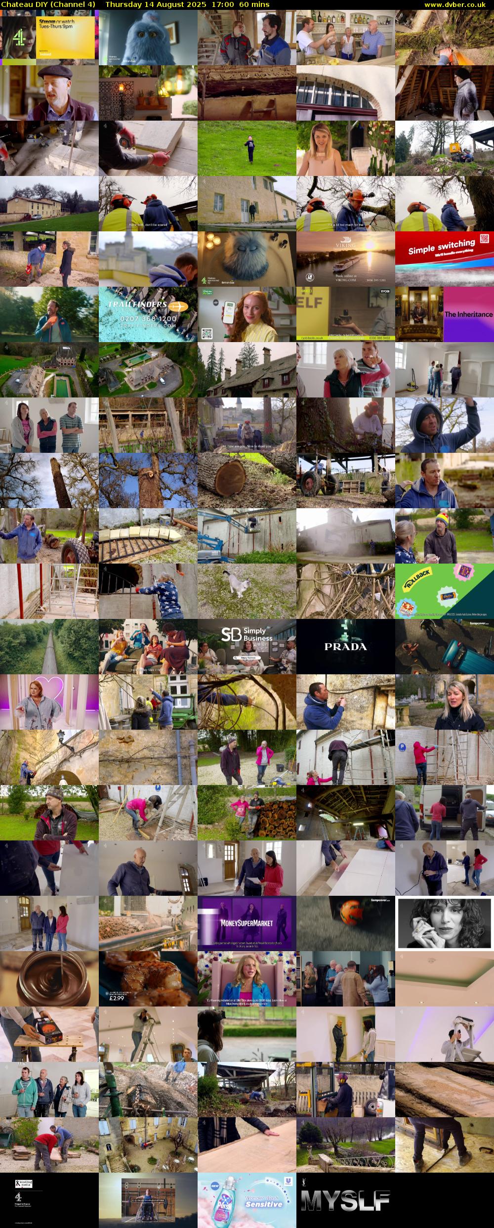 Chateau DIY (Channel 4) Thursday 14 August 2025 17:00 - 18:00