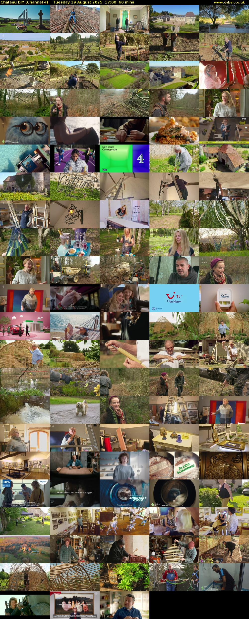 Chateau DIY (Channel 4) Tuesday 19 August 2025 17:00 - 18:00