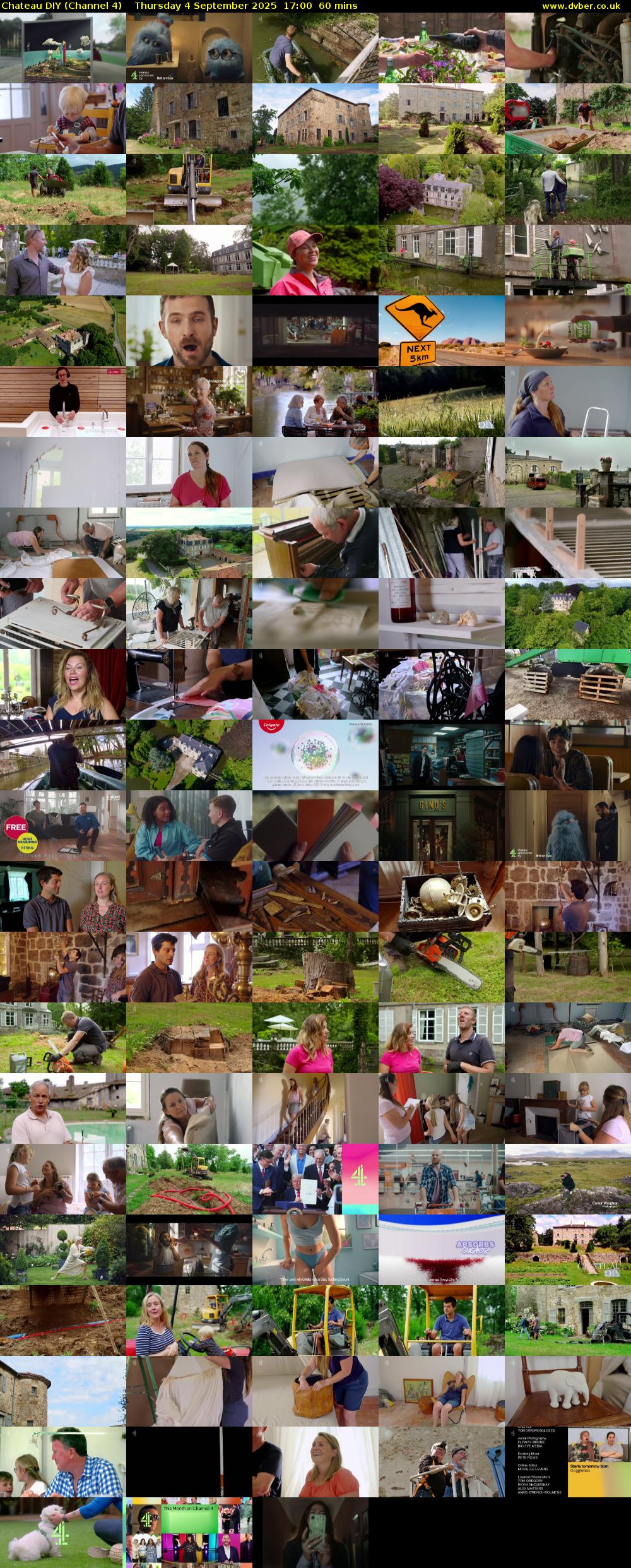 Chateau DIY (Channel 4) Thursday 4 September 2025 17:00 - 18:00