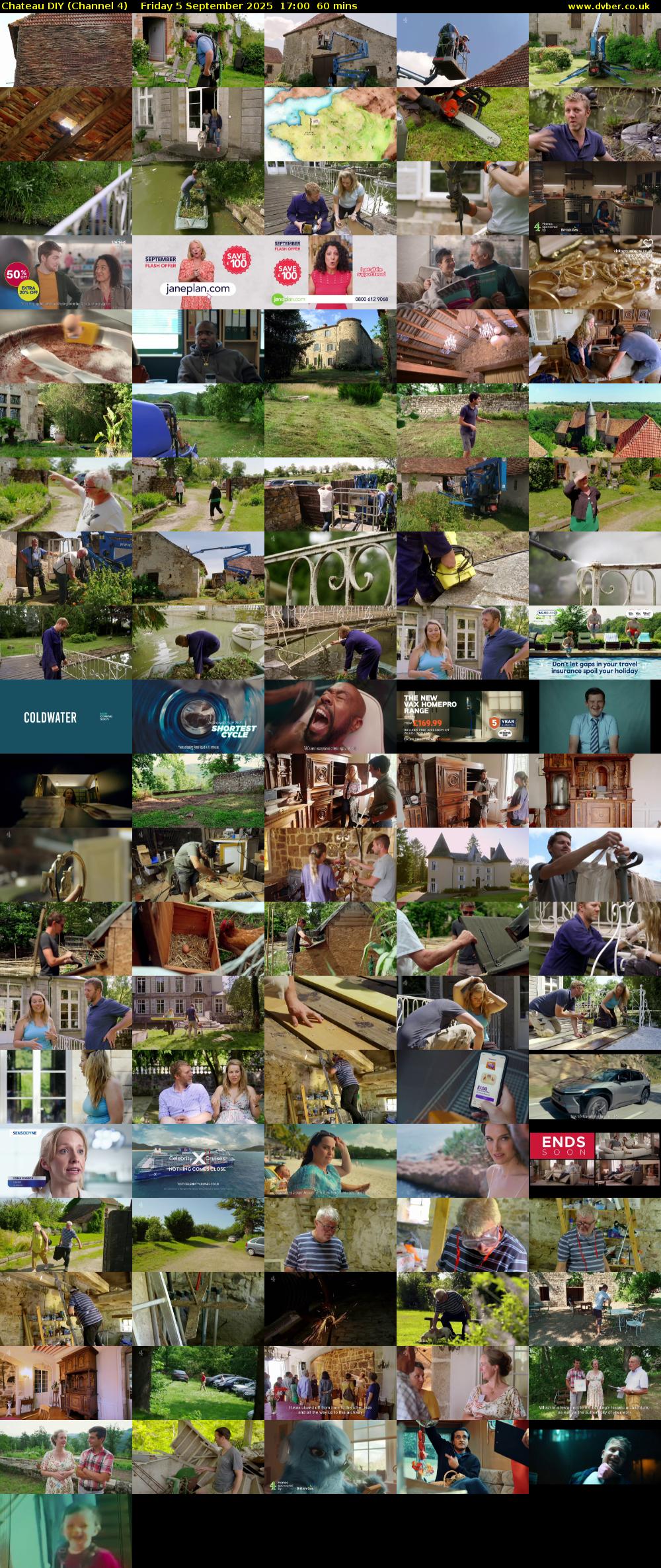 Chateau DIY (Channel 4) Friday 5 September 2025 17:00 - 18:00