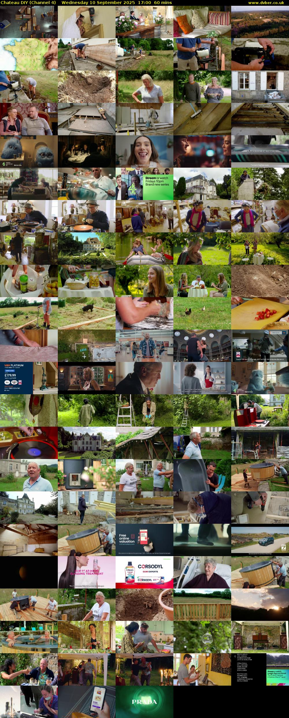 Chateau DIY (Channel 4) Wednesday 10 September 2025 17:00 - 18:00