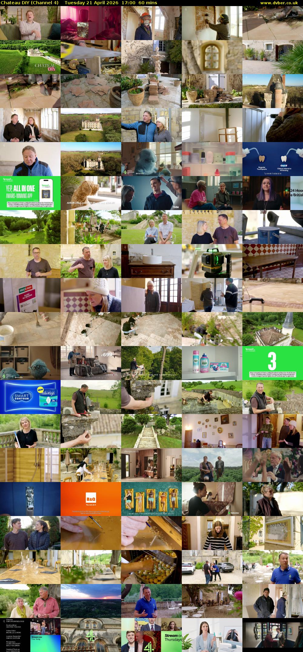 Chateau DIY (Channel 4) Tuesday 21 April 2026 17:00 - 18:00