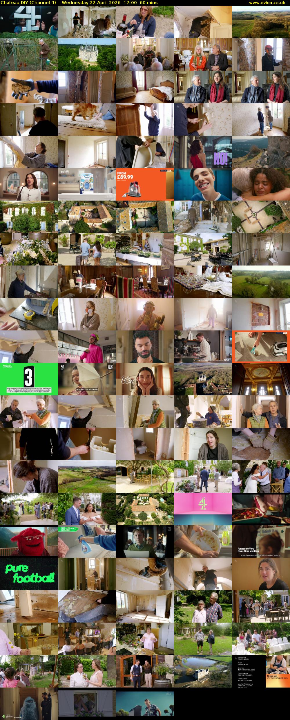 Chateau DIY (Channel 4) Wednesday 22 April 2026 17:00 - 18:00