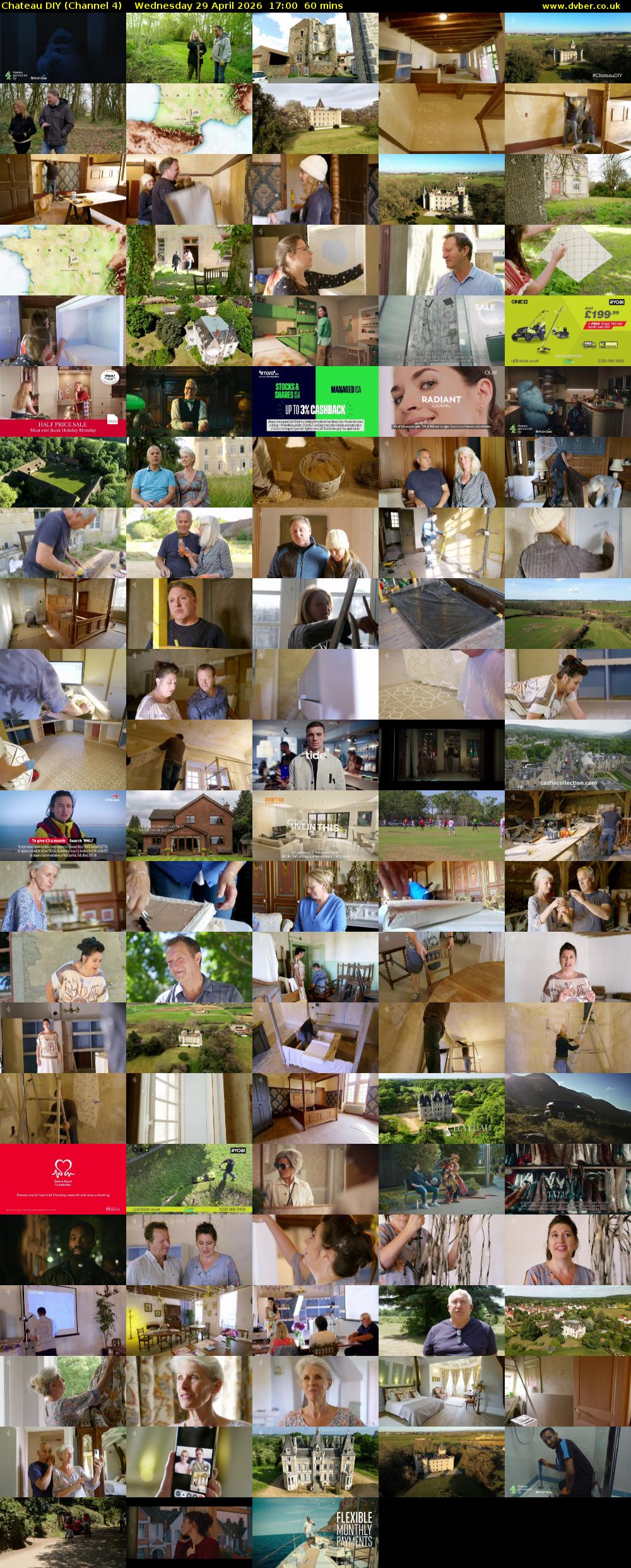 Chateau DIY (Channel 4) Wednesday 29 April 2026 17:00 - 18:00